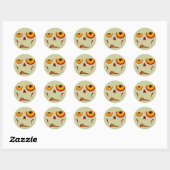 Zombie Gezicht - Snarl Sticker (Vel)