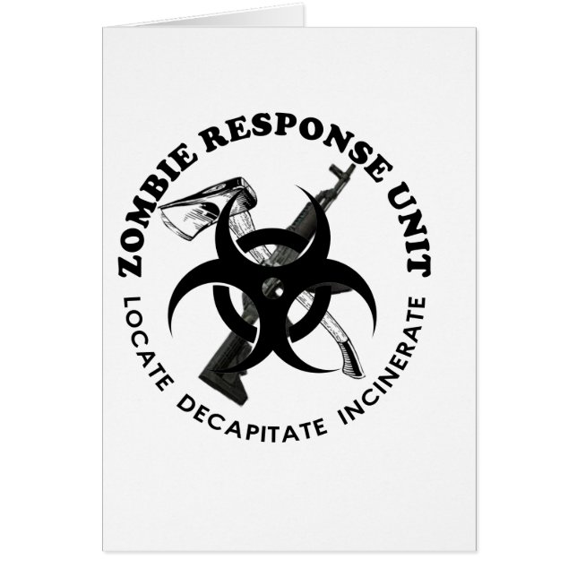 Zombie Gift Response Team Gifts Customize (Voorkant)