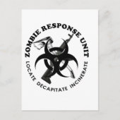 Zombie Gift Response Team Gifts Customize Briefkaart (Voorkant)