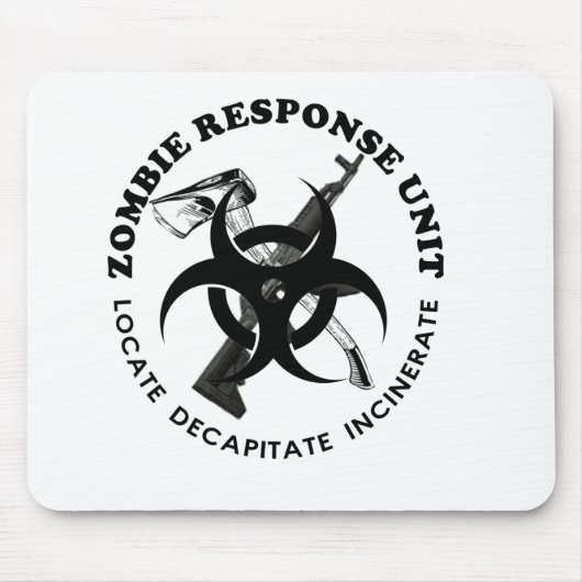 Zombie Gift Response Team Gifts Customize Muismat (Voorkant)
