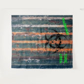 Zombie Giftige Zone Halloween Kostuumfeest Foto Wandkleed (Voorkant (horizontaal))