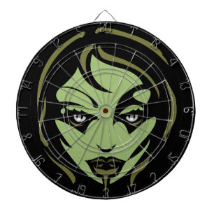 Zombie Girl Dartboard Cool Halloween Zombie Darts Dartbord