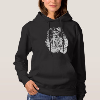 Zombie Girl Eating Heart Victorian Gothic Punk Hoodie
