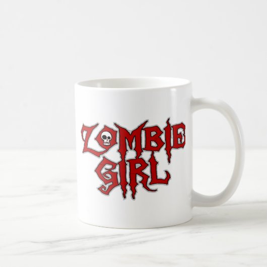 Zombie Girl Koffiemok (Rechts)