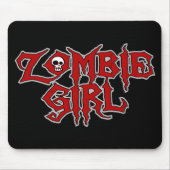 Zombie Girl Muismat (Voorkant)