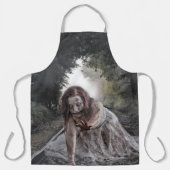 Zombie Girl op de trein Schort (Voorkant)