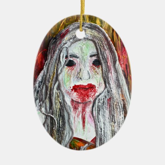 Zombie Girl Ornament (Voorkant)