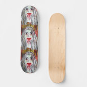 Zombie Girl Skateboard (Voorkant)