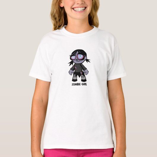 Zombie Girl T-shirt (Voorkant)