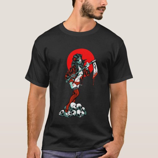 Zombie Girl T-shirt (Voorkant)