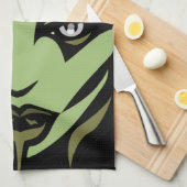 Zombie Girl Towel Cool Halloween Zombie Tea Towels Theedoek (Quarter Fold)