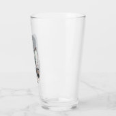 Zombie Gitaar Muzikant Fantasy Art Glass Cup Glas (Links)