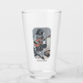 Zombie Gitaar Muzikant Fantasy Art Glass Cup Glas