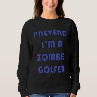 Zombie Golfer  Golfing Golfers Halloween Costume 2 Trui
