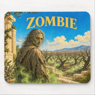 Zombie, gotische fantasie monster muismat