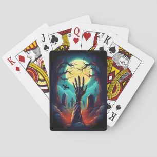 Zombie Grave Horror Pokerkaarten