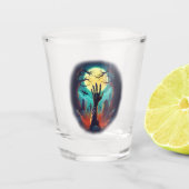 Zombie Grave Horror Shot Glas (Voorkant)