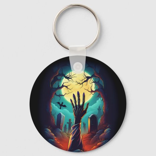 Zombie Grave Horror Sleutelhanger (Voorkant)