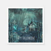 Zombie Graveyard Birthday of Halloween Party Servetten (Voorkant)