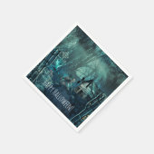 Zombie Graveyard Birthday of Halloween Party Servetten (Hoek)