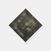 Zombie Graveyard Birthday of Halloween Party Servetten (Hoek)