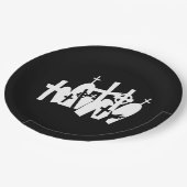 Zombie Graveyard Papieren Bordje (Gekanteld)