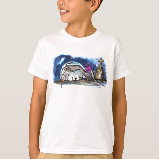 Zombie Graveyard T-shirt (Voorkant)