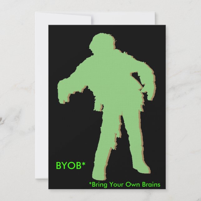 Zombie Green Silhouette (Voorkant)
