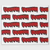 Zombie Groan Cadeaupapier (Vlak)