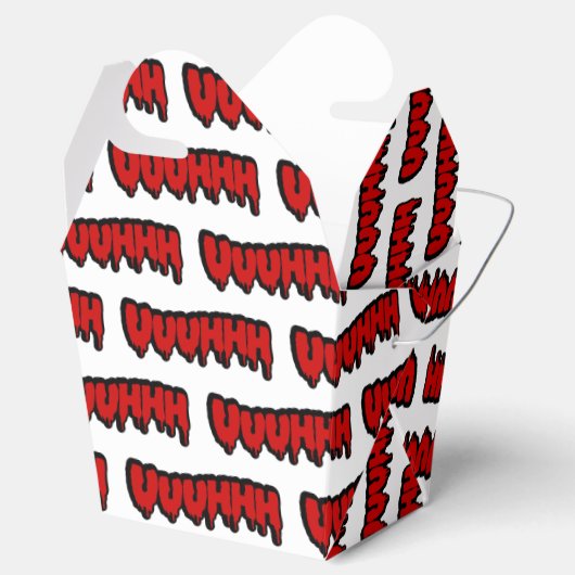 Zombie Groan Favor Box Bedankdoosjes (Geopend)