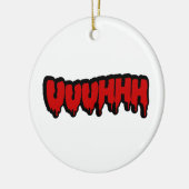 Zombie Groan Keramisch Ornament (Links)