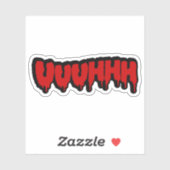 Zombie Groan Sticker (Vel)