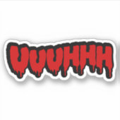 Zombie Groan Sticker (Voorkant)