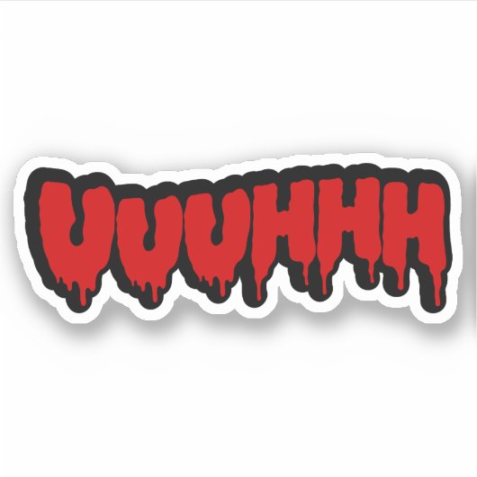 Zombie Groan Sticker (Voorkant)