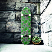 Zombie-groene slijmdonuts persoonlijk skateboard