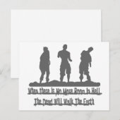 Zombie_gry Briefkaart (Voorkant / Achterkant)