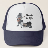 Zombie Guitar Musician Pet (Voorkant)