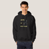 Zombie Guitar Player Musician Hoodie (Voorkant volledig)