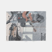Zombie Guitar Street Muzikant Fantasy Art Blanket Fleece Deken (Voorkant (Horizontaal))