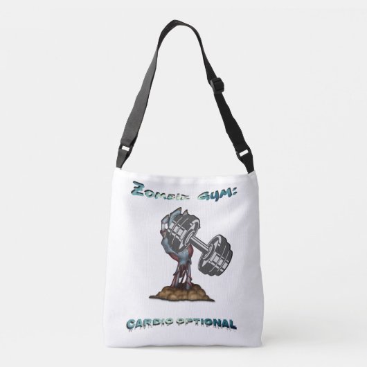 Zombie Gym: Cardio Optionele Zombie Gym Crossbody Tas (Achterkant)