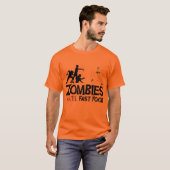 Zombie haat fast food t-shirt (Voorkant volledig)