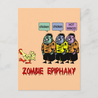 Zombie Halloween Briefkaart