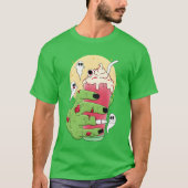 Zombie Halloween Drink Boy T-shirt (Voorkant)