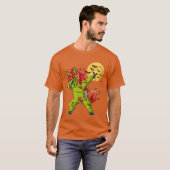 Zombie Halloween eenhoorn Halloween kostuum gesche T-shirt (Voorkant volledig)