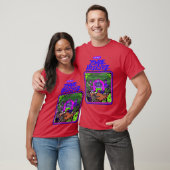 Zombie Halloween Horror meisje T-shirt (Unisex)