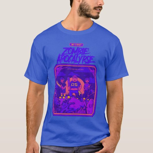 Zombie Halloween Horror vriend T-shirt (Voorkant)