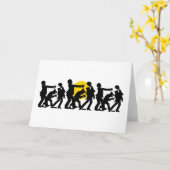 Zombie Halloween Kaart (Gele Bloem)