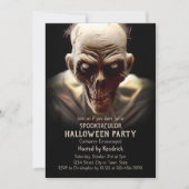 Zombie Halloween Kostuum Party Kaart (Voorkant)