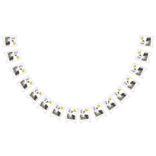 Zombie Halloween Land Slinger Vlag Vlaggetjes (Alle)