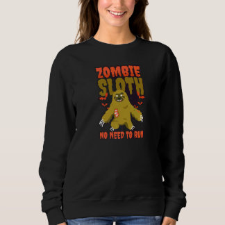Zombie Halloween Luiaard Heeft Geen Noodzaak Om Te Trui